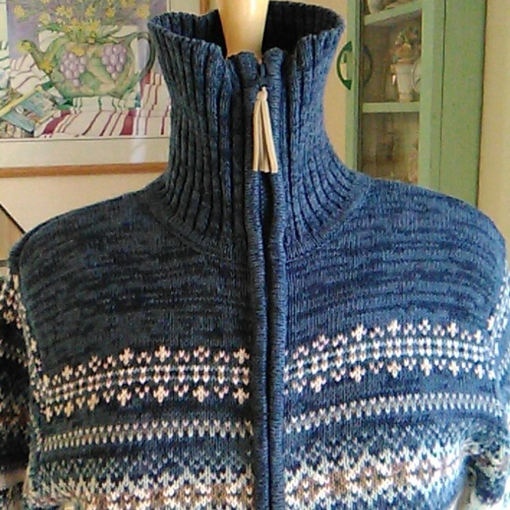 Shaver Lake Zip Up Sweater Twee - Picture 3 of 12